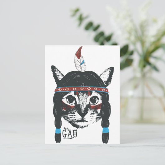 Tiger Lily Postkarte (Stehend Vorderseite)