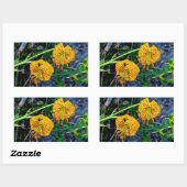 Tiger Lily Rechteckiger Aufkleber (Blatt)