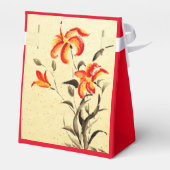 Tiger Lily - rot Geschenkschachtel (Rückseite)