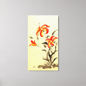 Tiger Lily - rot Leinwanddruck (Vorderseite)