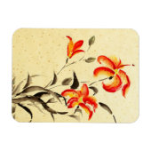 Tiger Lily - rot Magnet (Horizontal)