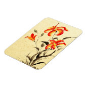 Tiger Lily - rot Magnet (Linke Seite)