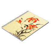 Tiger Lily - rot Notizblock (Linke Seite)