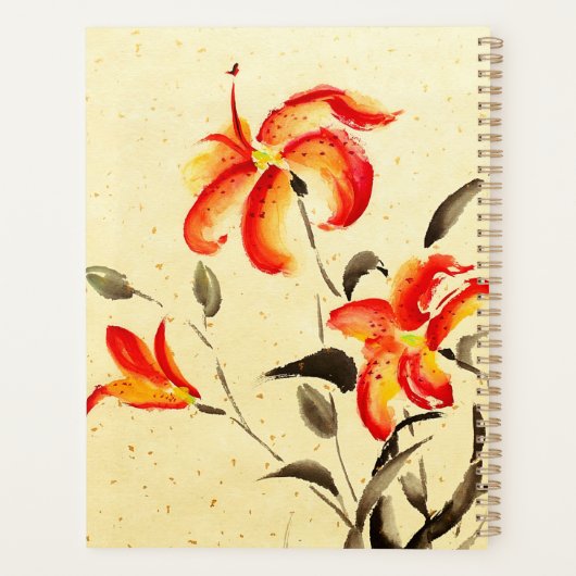 Tiger Lily - rot Planer (Rückseite)