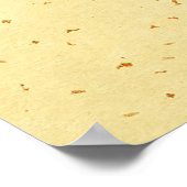 Tiger Lily - rot Poster (Ecke)