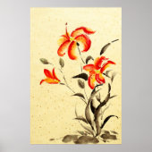Tiger Lily - rot Poster (Vorne)