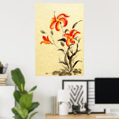 Tiger Lily - rot Poster (Heimbüro)