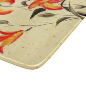 Tiger Lily - rot Schneidebrett (Ecke)