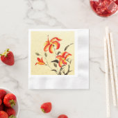 Tiger Lily - rot Serviette (Beispiel)