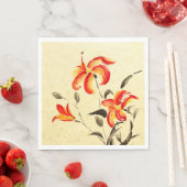 Tiger Lily - rot Serviette (Beispiel)