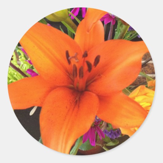 Tiger Lily Sticker (Vorderseite)