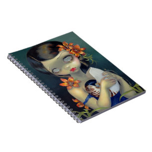 "Tiger Lily, Tiger Nautilus"-Notebook Notizblock