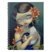 "Tiger Lily, Tiger Nautilus"-Notebook Notizblock (Vorderseite)