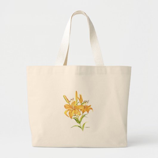Tiger-Lily tote Bag Jumbo Stoffbeutel (Vorne)