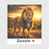 Tiger Lion Aufkleber (Blatt)