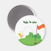 Tiger: Loch in One Magnet (Vorderseite/Rückseite)