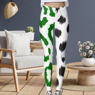 Tiger Loepard Big Cat Muster Spots Print Animal Leggings