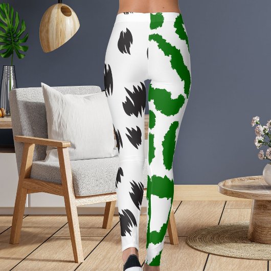 Tiger Loepard Big Cat Muster Spots Print Animal Leggings