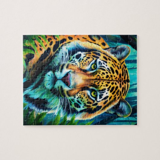 Tiger Logo Puzzle | Powerful Wild Tiger Jigsaw Puz (Horizontal)