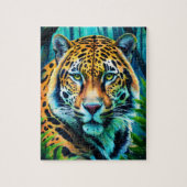 Tiger Logo Puzzle | Powerful Wild Tiger Jigsaw Puz (Vertikal)