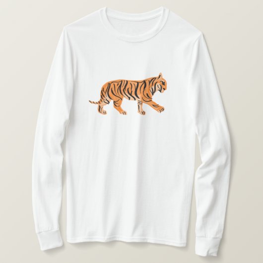 Tiger Long Sleeve T-Shirt (Design vorne)