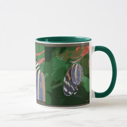 Tiger Longwing Art Tasse (Rechts)