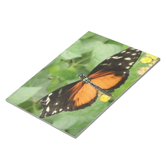 Tiger Longwing Butterfly Notepad Notizblock (angewinkelt)