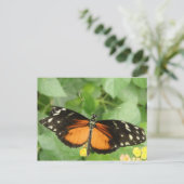 Tiger Longwing Butterfly Postcard Postkarte (Stehend Vorderseite)