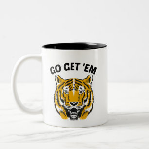 TIGER LOS GEHT'S ZWEIFARBIGE TASSE