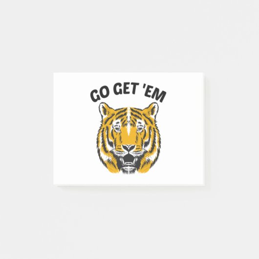 TIGER LOS LEGT LOS POST-IT KLEBEZETTEL (Vorderseite)