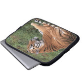 Tiger Lounges Laptop-Sieb Laptopschutzhülle (Vorne Knopf)