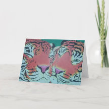 Tiger love cuddle by Katy Christoff