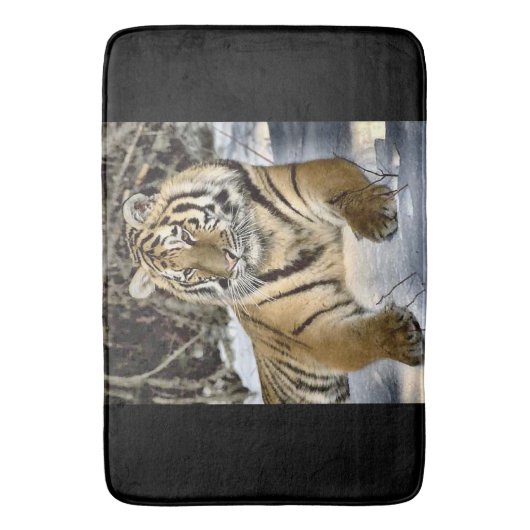 Tiger Lovers Badematte (Vorderseite Vertikal)