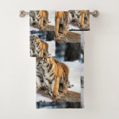 Tiger Lovers Badhandtuch Set (Insitu)