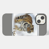 Tiger Lovers iPhone Hülle (Rückseite (Horizontal))