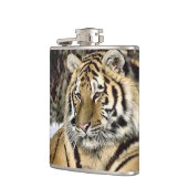 Tiger Lovers Kunst Flachmann (Links)