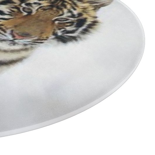 Tiger Lovers Kunst Schneidebrett (Ecke)