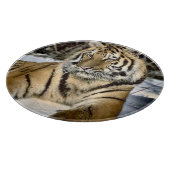 Tiger Lovers Kunst Schneidebrett (Ecke)
