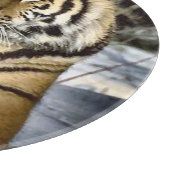 Tiger Lovers Kunst Schneidebrett (Ecke)