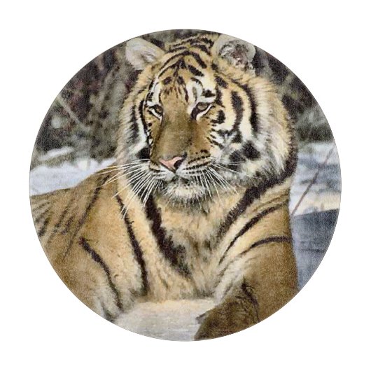 Tiger Lovers Kunst Schneidebrett (Vorderseite)