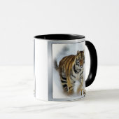Tiger Lovers Kunst Tasse (VorderseiteRechts)