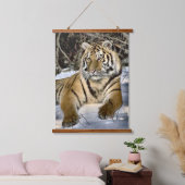 Tiger Lovers Wandteppich Mit Holzrahmen (Schlafzimmer)