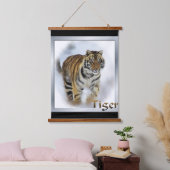 Tiger Lovers Wandteppich Mit Holzrahmen (Schlafzimmer)