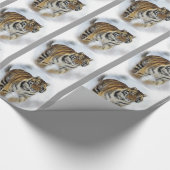 Tiger Lovers Weihnachten Geschenkpapier (Ecke)