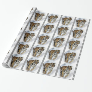 Tiger Lovers Weihnachten Geschenkpapier