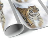 Tiger Lovers Weihnachten Geschenkpapier (Rolleneckpunkt)