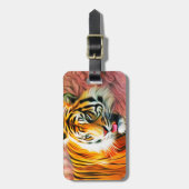 Tiger Luggage Tag Gepäckanhänger (Vorderseite vertikal)