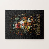Tiger machen mich glücklich puzzle (Horizontal)