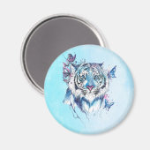 Tiger Magnet (Vorderseite/Rückseite)