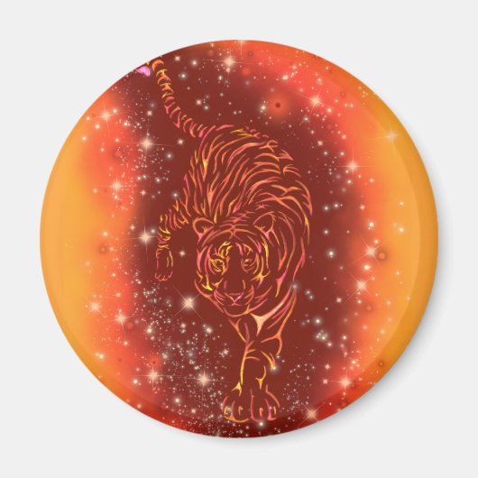 Tiger Magnet läuft in Galaxy Starry Night (Vorne)